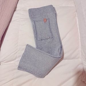 LUNYA Cozy Cotton Silk Ribbed Bike Short - Heather Grey